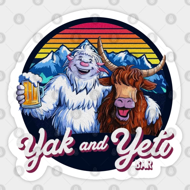 Yak and Yeti Bar at the Animal Kingdom Restaurant in Orlando Sticker by Joaddo